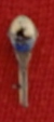 M841M Picture Pin Sterling Silver enamel Gustav Gaudernack Norway